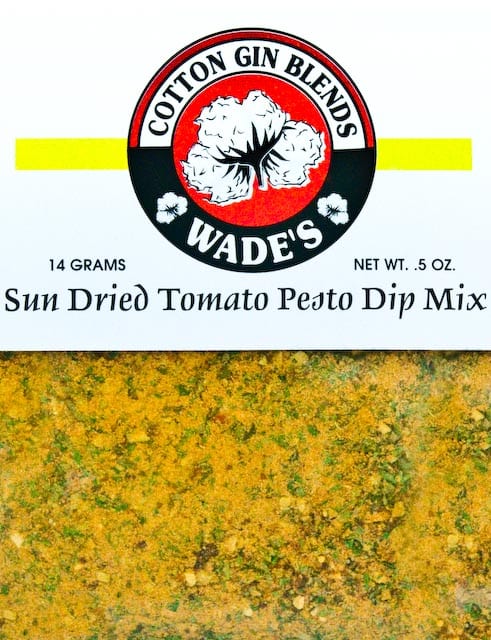 sundried tomato pesto mix label