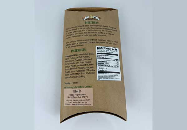 packaging cheeseball mix