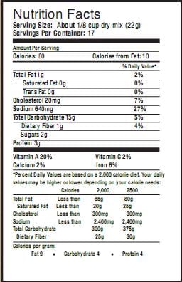beef noodle nutrition