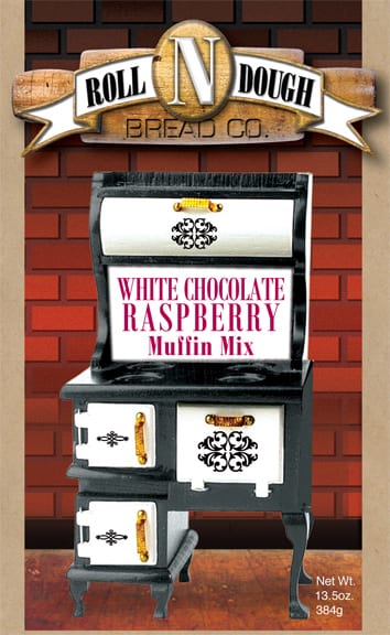 white chocolate raspberry muffin mix