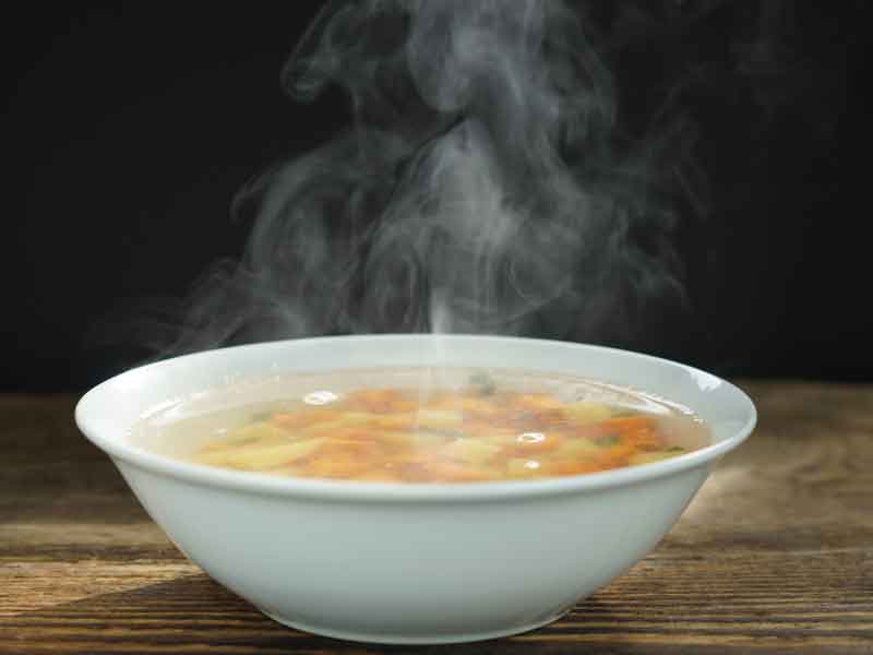 Classic chicken noodle soup